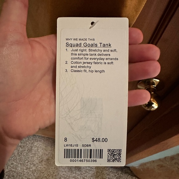 NWT Lululemon Squad Goals Tank - Picture 5 of 5
